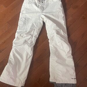 Columbia White Snow Pants